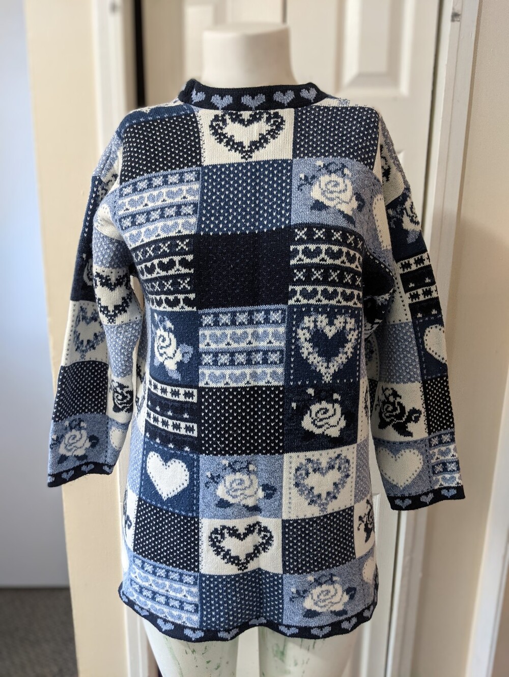 Vintage Patchwork Sweater